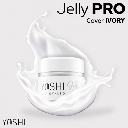 YOSHI Żel Budujący Jelly PRO Gel UV LED Cover Ivory 50 Ml