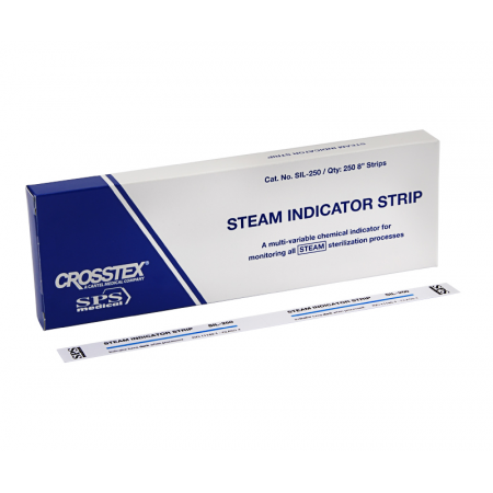 Paski do kontroli sterylizacji Steam Indicator Strip Kl. 4, 2 x 250 pasków