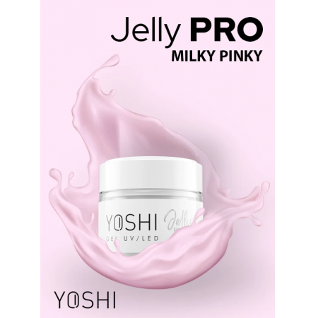 YOSHI Żel Budujący Jelly PRO Gel UV LED Milky Pinky 50 Ml